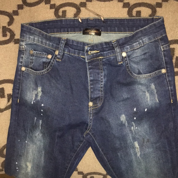 Yves Saint Laurent Denim - HOST PICK!!✨🎉🎁  YSL Distressed Jeans